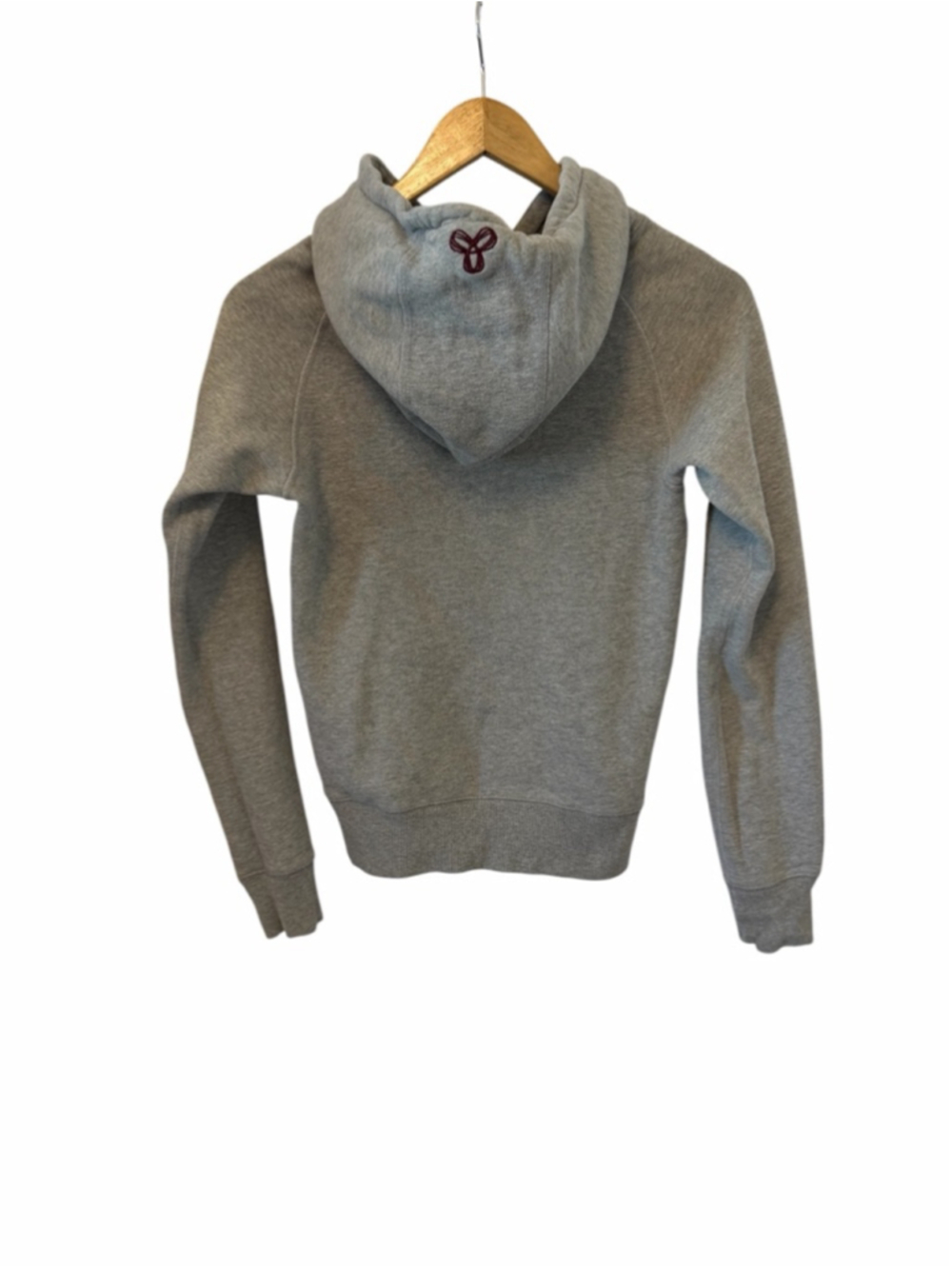 TNA Aritzia Grey Fleece Hoodie XXS Pullover Kangaroo Pocket Cozy Casual - Picture 5 of 12